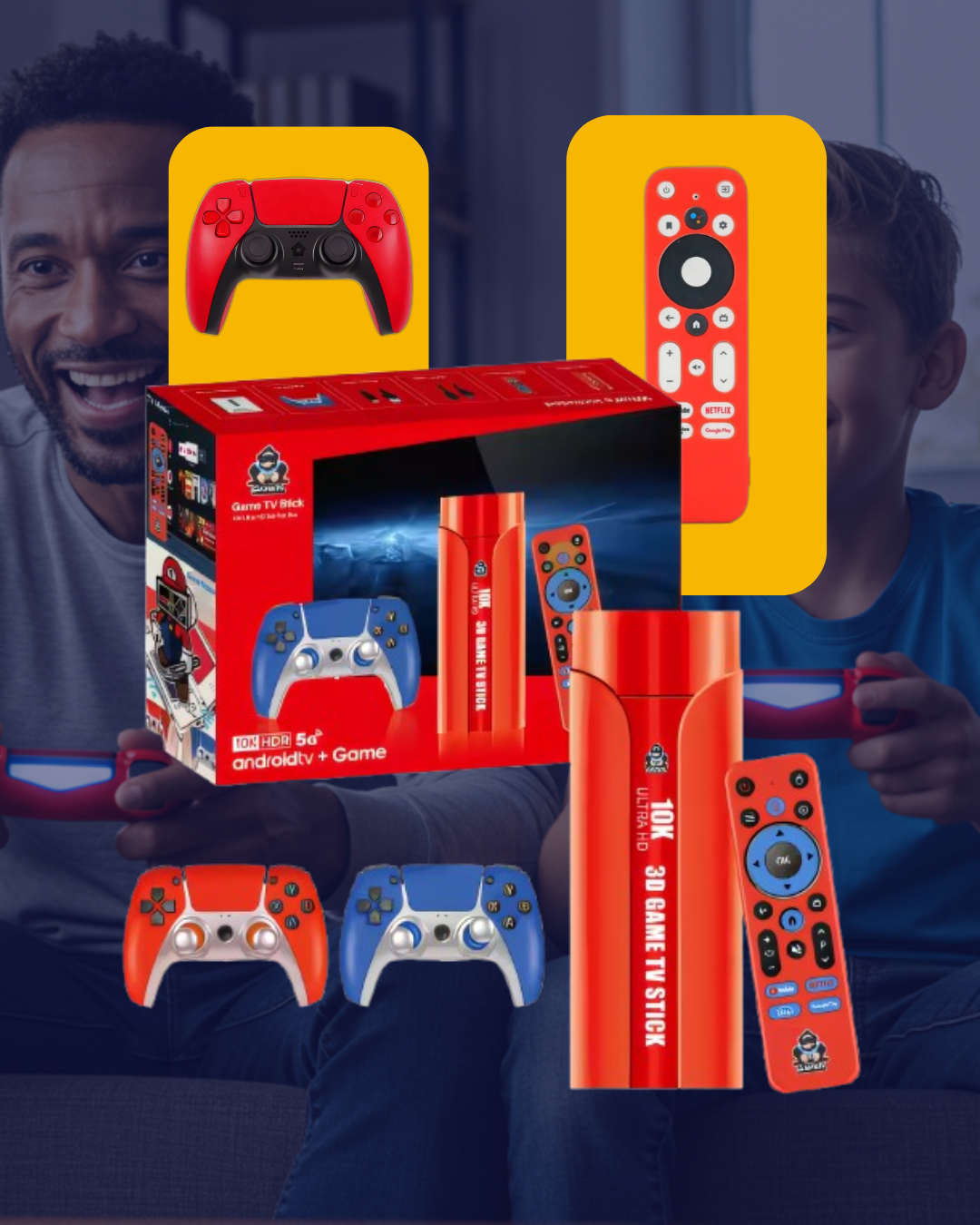 GAME TV STICK 10K HD. ¡TRANSFORMA TU TV EN UNA MAQUINA DE ENTRETENIMIENTO!!