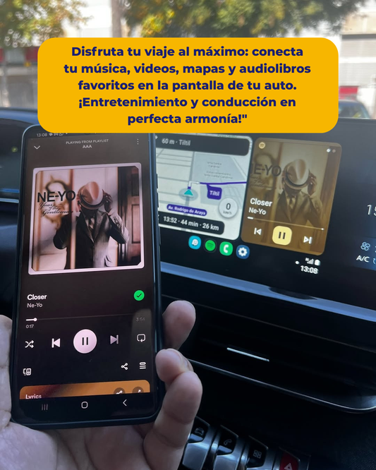 CarPlay. Adaptador inalámbrico para iPhone y Android